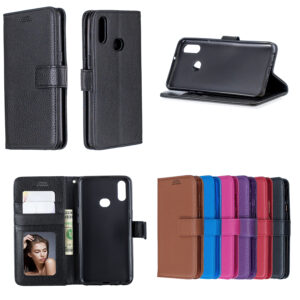 For Samsung A10S Lite Litchi Leather Protective Case