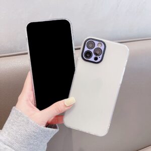 iPhone Camera Protected Full Covered Half-transparent TPU Case