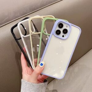 iPhone Transparent Case with Colorful Sides